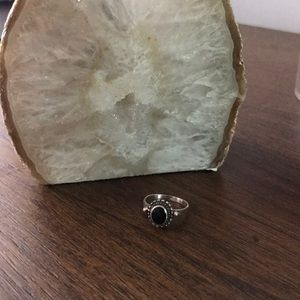Black onyx ring